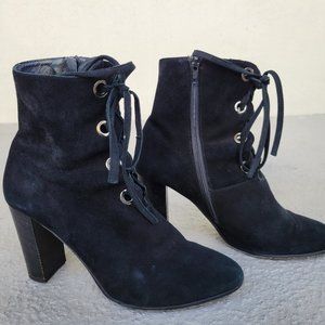 LK Bennett London Marissa Suede Black Boot